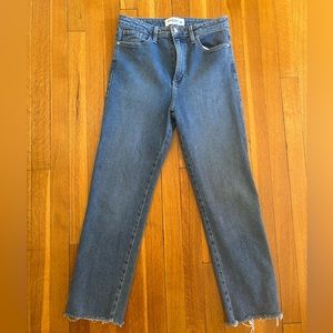 Just Black Denim Straight Leg/Skinny Stretch Jeans - Size 30 - Made in USA